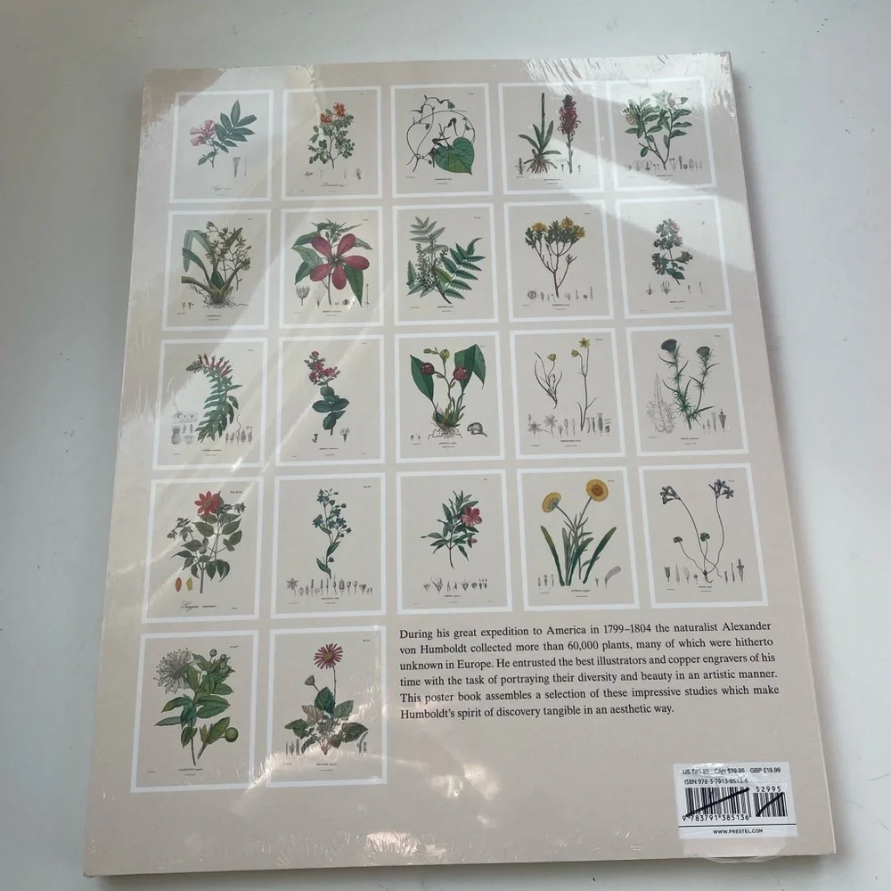 NWT Urban Outfitters Alexander von Humboldt Botanical Illustrations 22 Posters